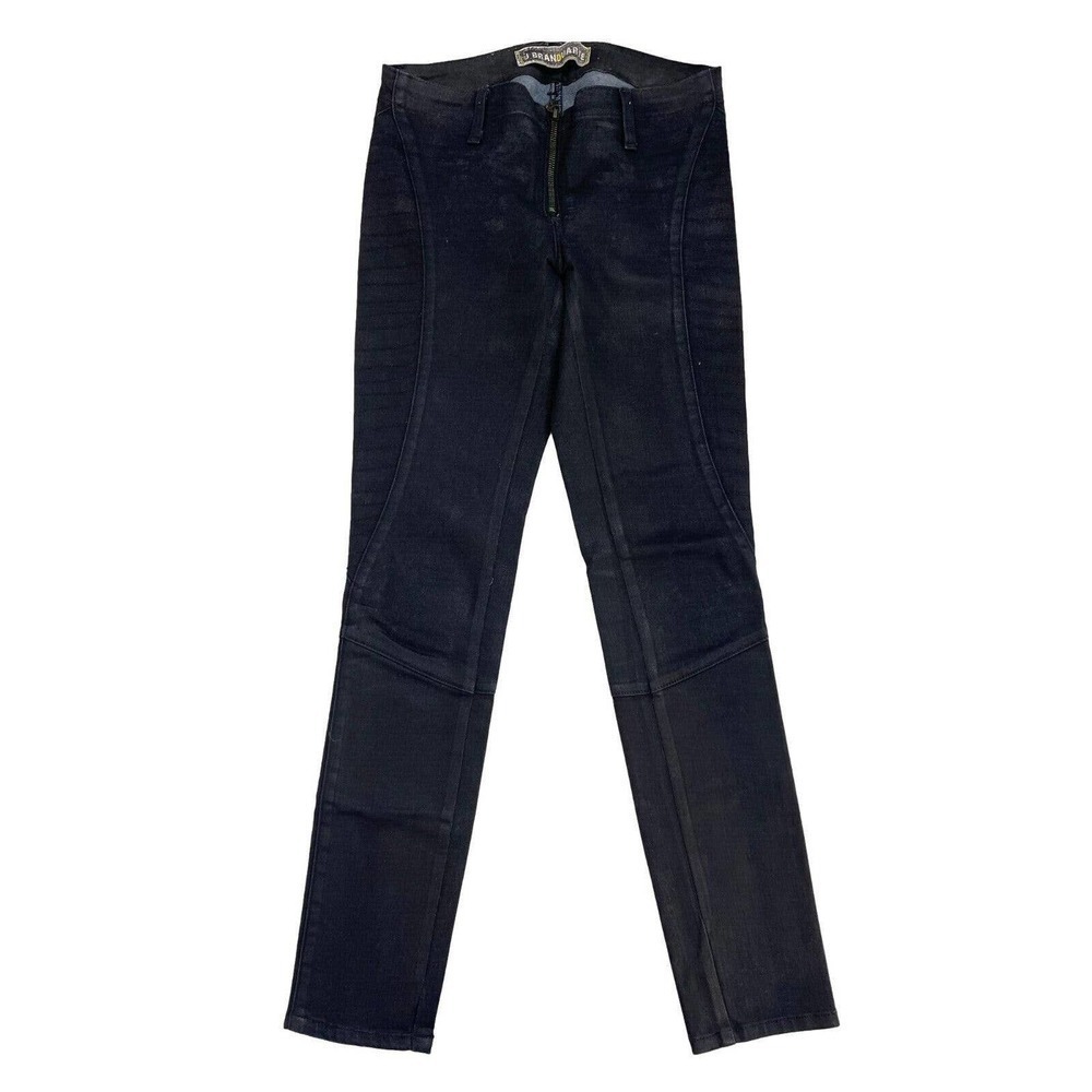 J Brand Duarte Jeans 25 Henry Duarte Collab Chrome Skinny Low Rise Vintage Y2K